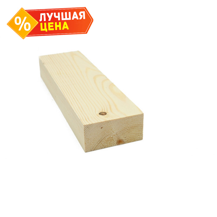 Брусок строганный сухой 40х100х3000 сорт АВ