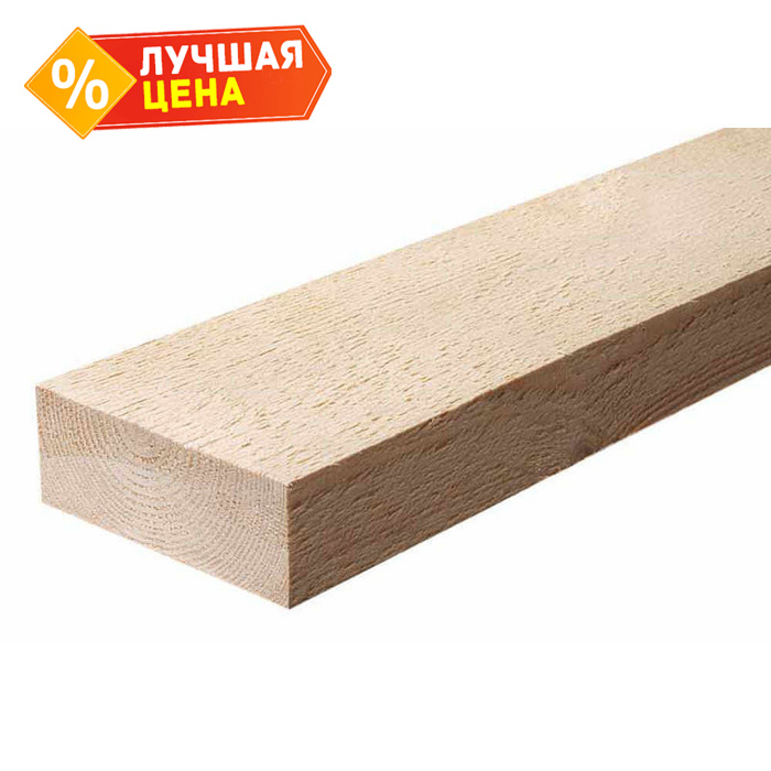 Доска обрезная естественной влажности 40х120х3000 сорт 2